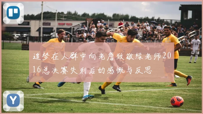 追梦在人群中向老詹致敬绿老师2016总决赛失利后的感慨与反思
